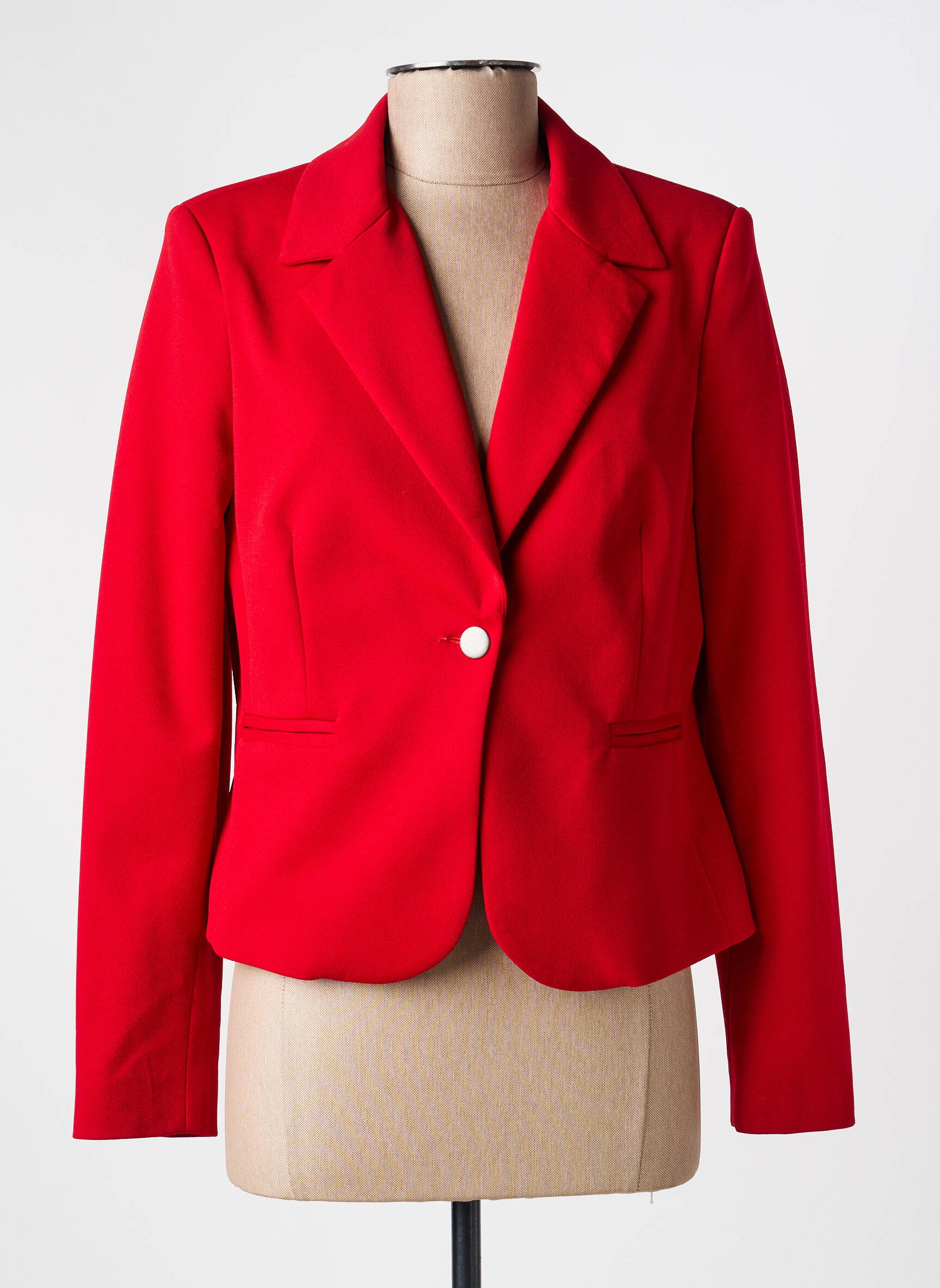 Blazer poches rouge GREGORY PAT femme