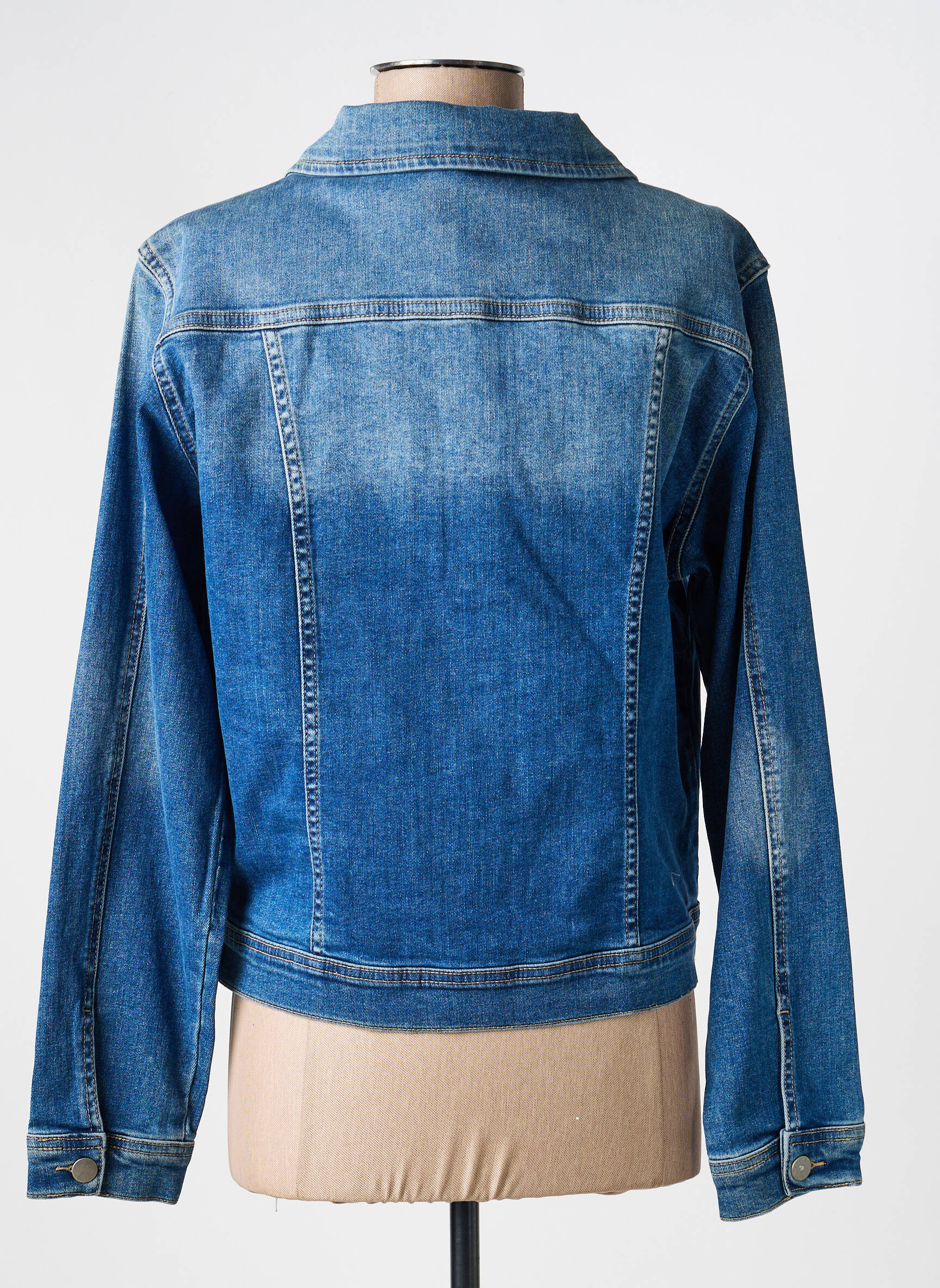 Veste casual coupe droite bleu VOODOO femme