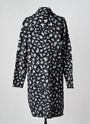 Manteau long coupe droite sans capuche gris JULIE GUERLANDE femme
