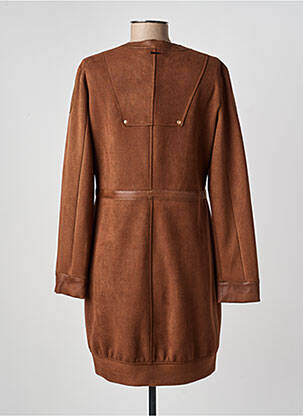 Veste casual col rond marron VOODOO femme