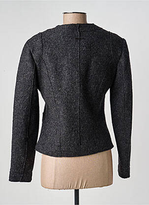 Veste casual col rond gris VOODOO femme