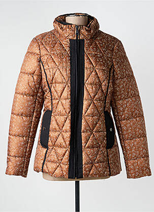 Doudoune manches longues sans capuche marron MERI & ESCA femme