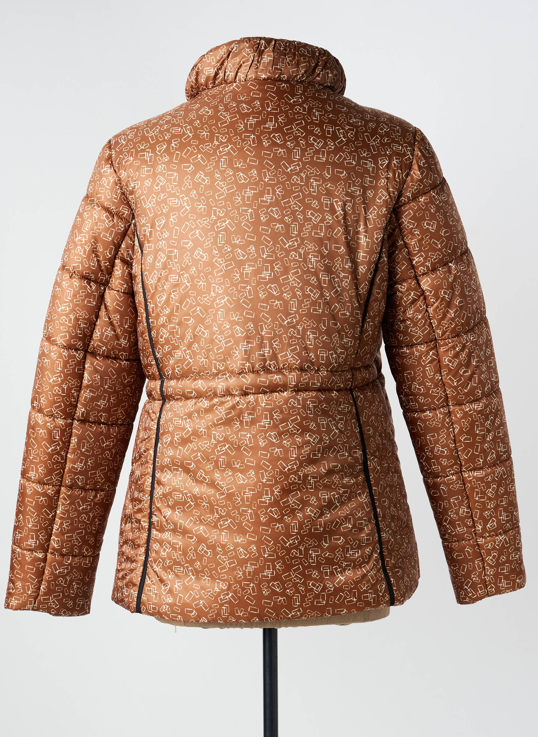 Doudoune manches longues sans capuche marron MERI & ESCA femme
