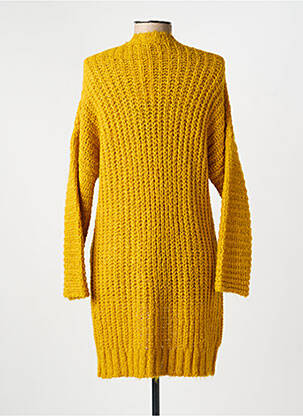 Gilet manches longues coupe cintrée jaune VOODOO femme