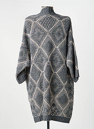 Gilet manches longues col v gris VOODOO femme