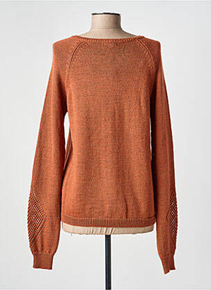 Gilet manches longues col rond marron VOODOO femme