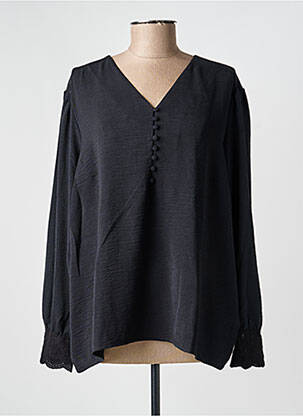 Blouse manches longues manches longues noir JULIE GUERLANDE femme