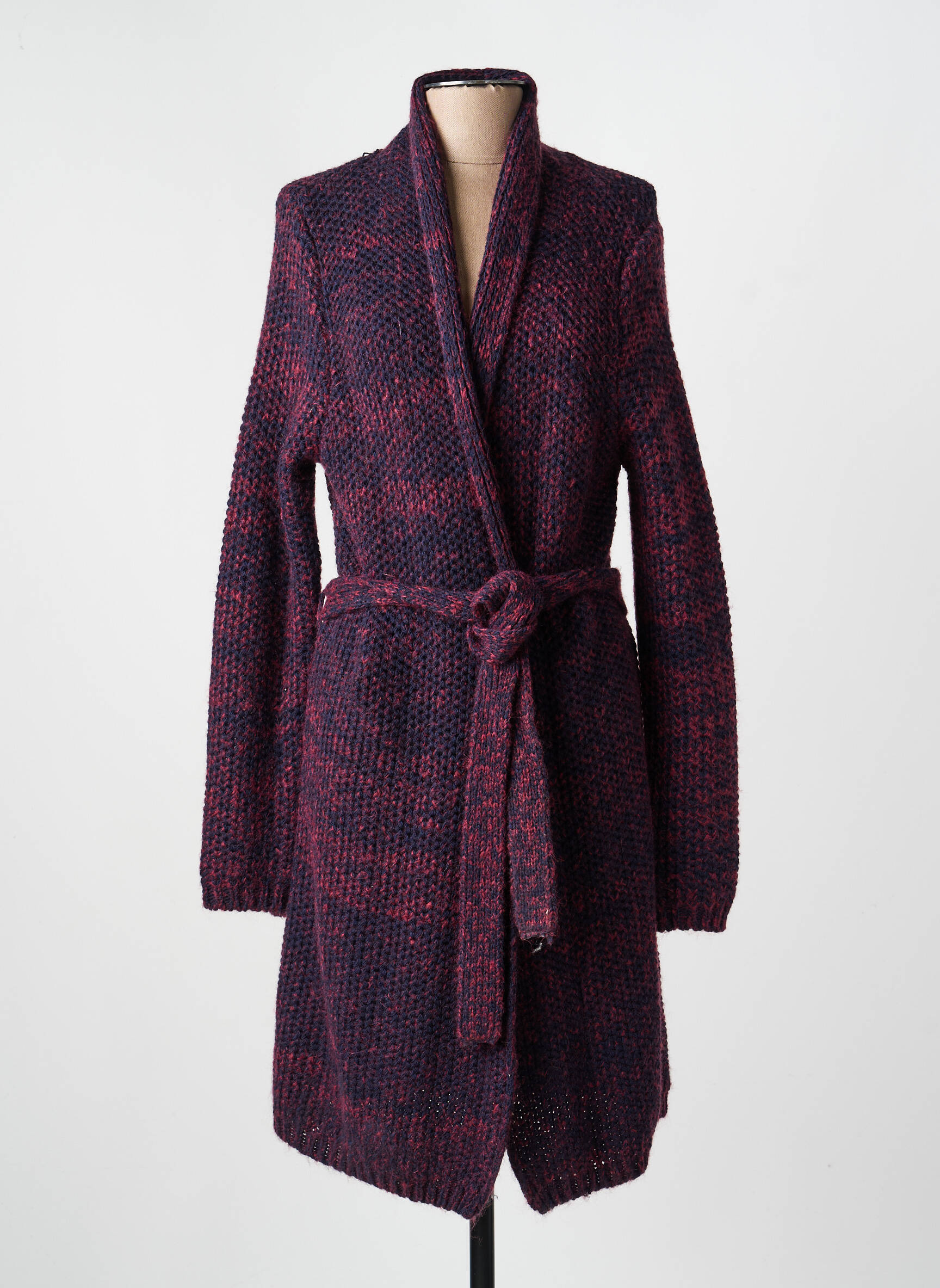 Gilet manches longues coupe cintrée violet VOODOO femme
