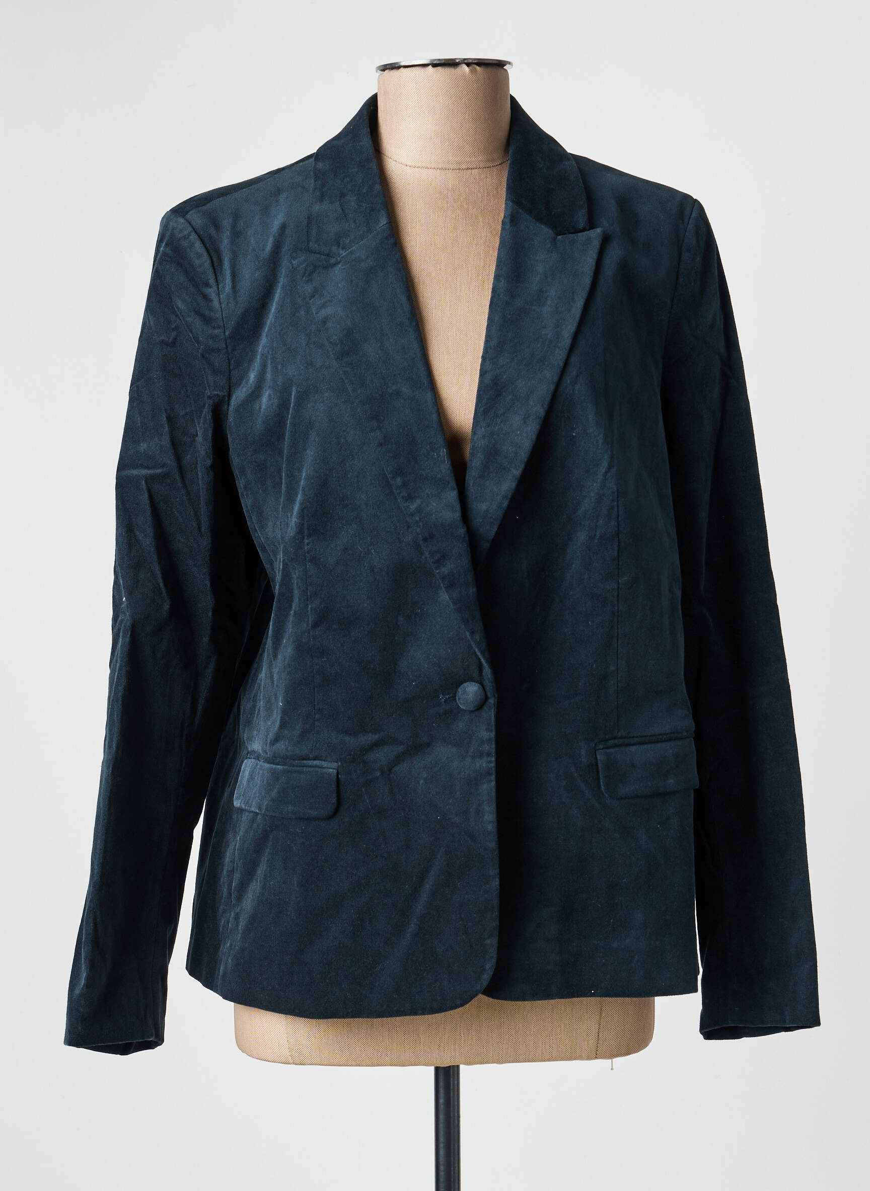 Blazer poches bleu JULIE GUERLANDE femme