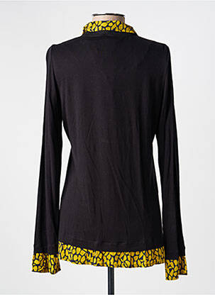 Top stretch manches longues jaune VOODOO femme