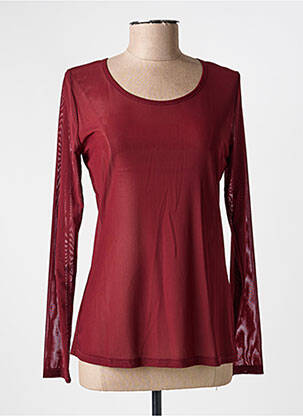Top stretch manches longues rouge VOODOO femme