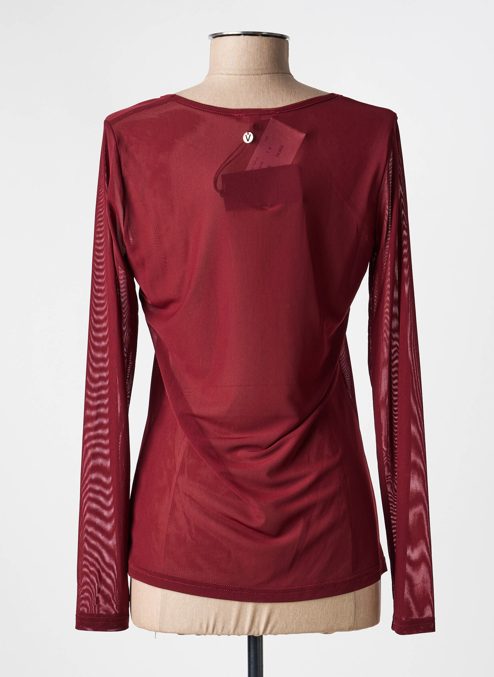Top stretch manches longues rouge VOODOO femme
