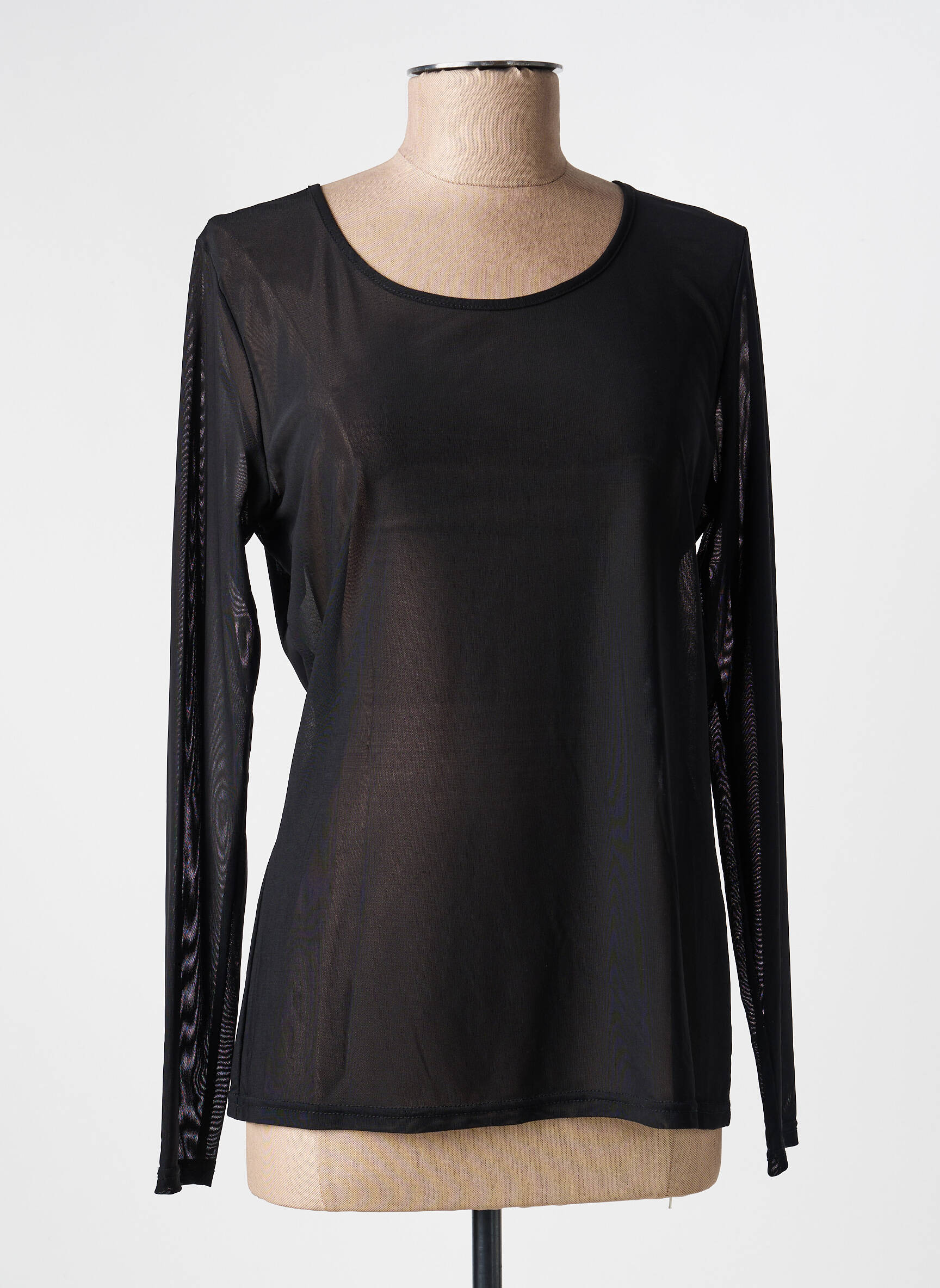Top stretch manches longues noir VOODOO femme