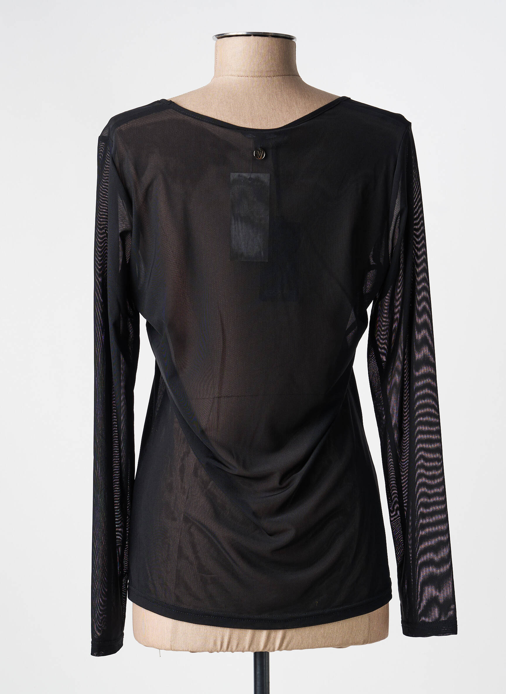 Top stretch manches longues noir VOODOO femme