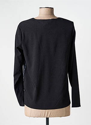 Top tissage jersey manches longues bleu MERI & ESCA femme
