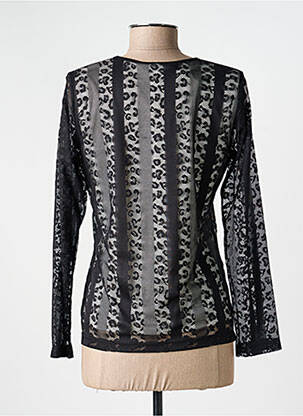 Top stretch manches longues noir GREGORY PAT femme