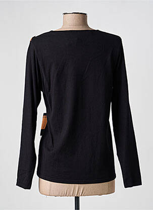 Pull coupe droite manches longues marron GUY DUBOUIS femme