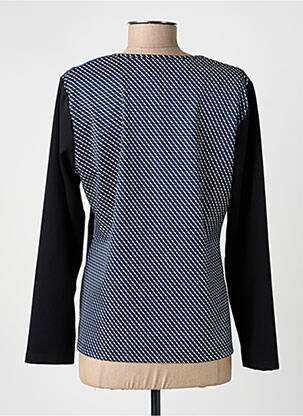 Top stretch manches longues bleu GUY DUBOUIS femme