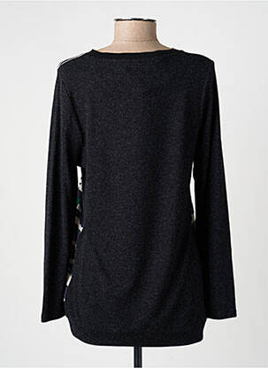 Top imprimé fantaisie manches longues bleu GUY DUBOUIS femme