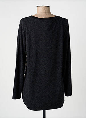 Top imprimé fantaisie manches longues bleu GUY DUBOUIS femme