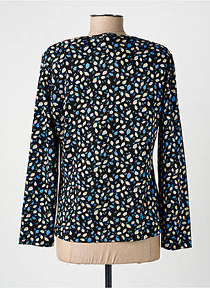 Top tissage jersey manches longues bleu GUY DUBOUIS femme