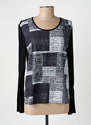 Top tissage jersey manches longues bleu MERI & ESCA femme