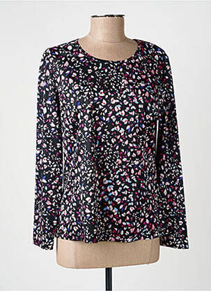 Top imprimé fantaisie manches longues rose GUY DUBOUIS femme