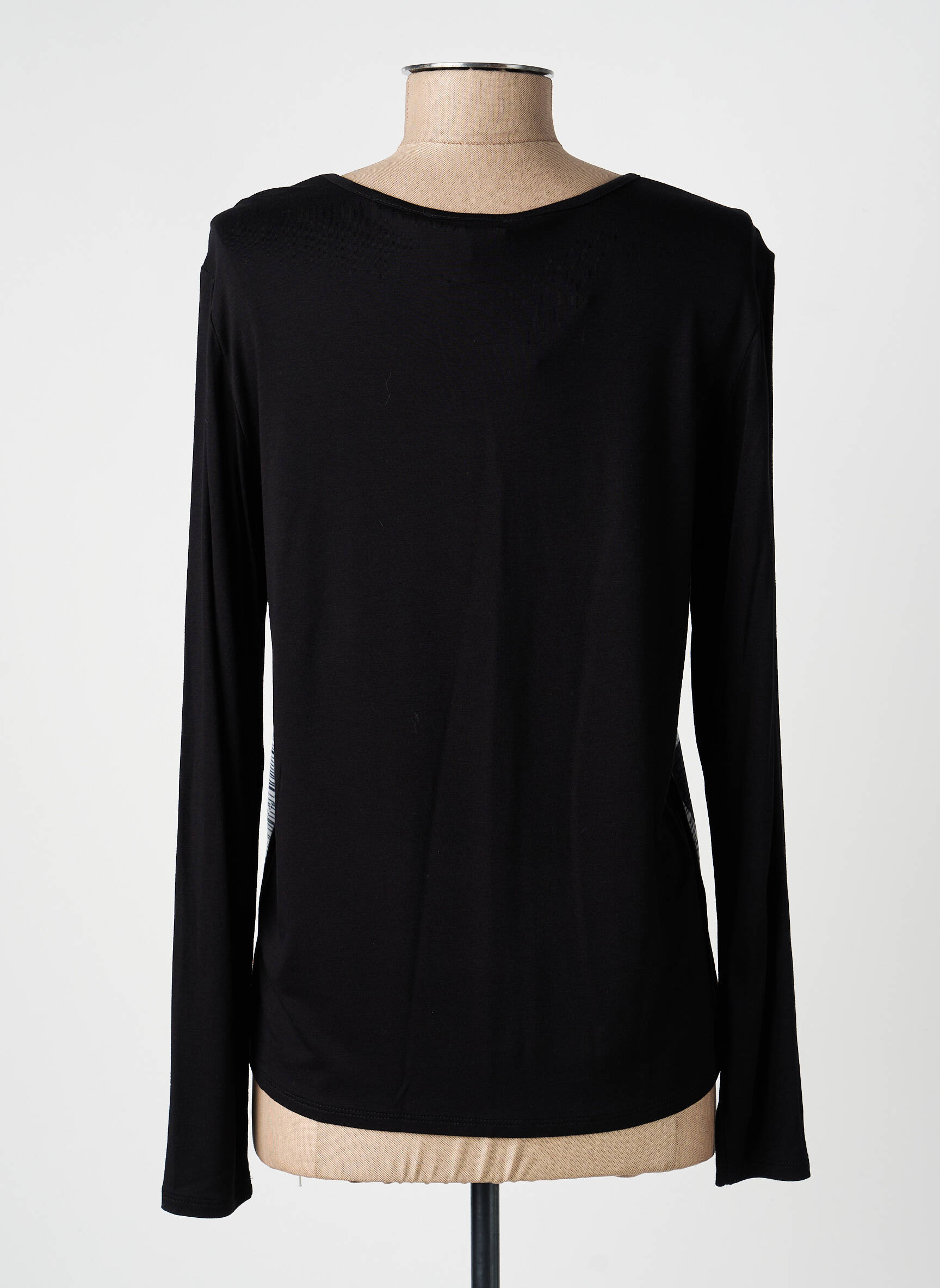 Top tissage jersey manches longues bleu MERI & ESCA femme