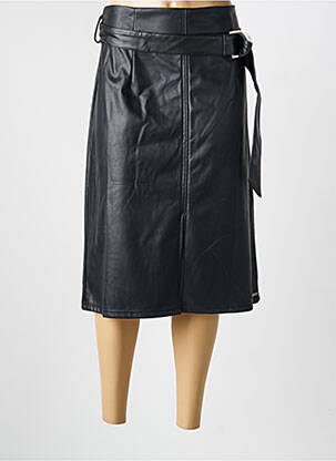 Jupe mi-longue stretch noir FRED SABATIER femme