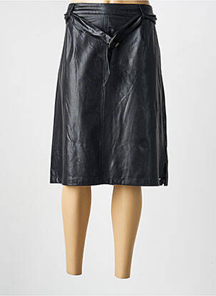 Jupe mi-longue stretch noir FRED SABATIER femme