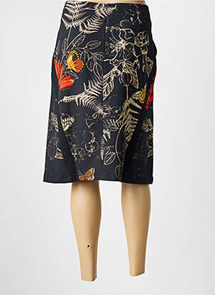 Jupe mi-longue stretch noir VOODOO femme