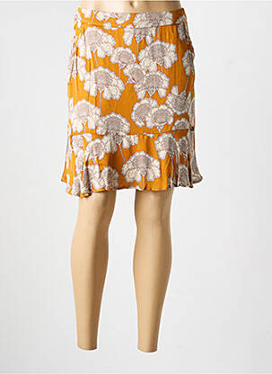 Jupe courte poches jaune VOODOO femme