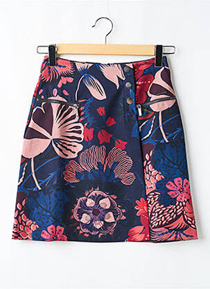 Jupe courte poches bleu VOODOO femme