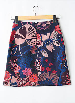 Jupe courte poches bleu VOODOO femme
