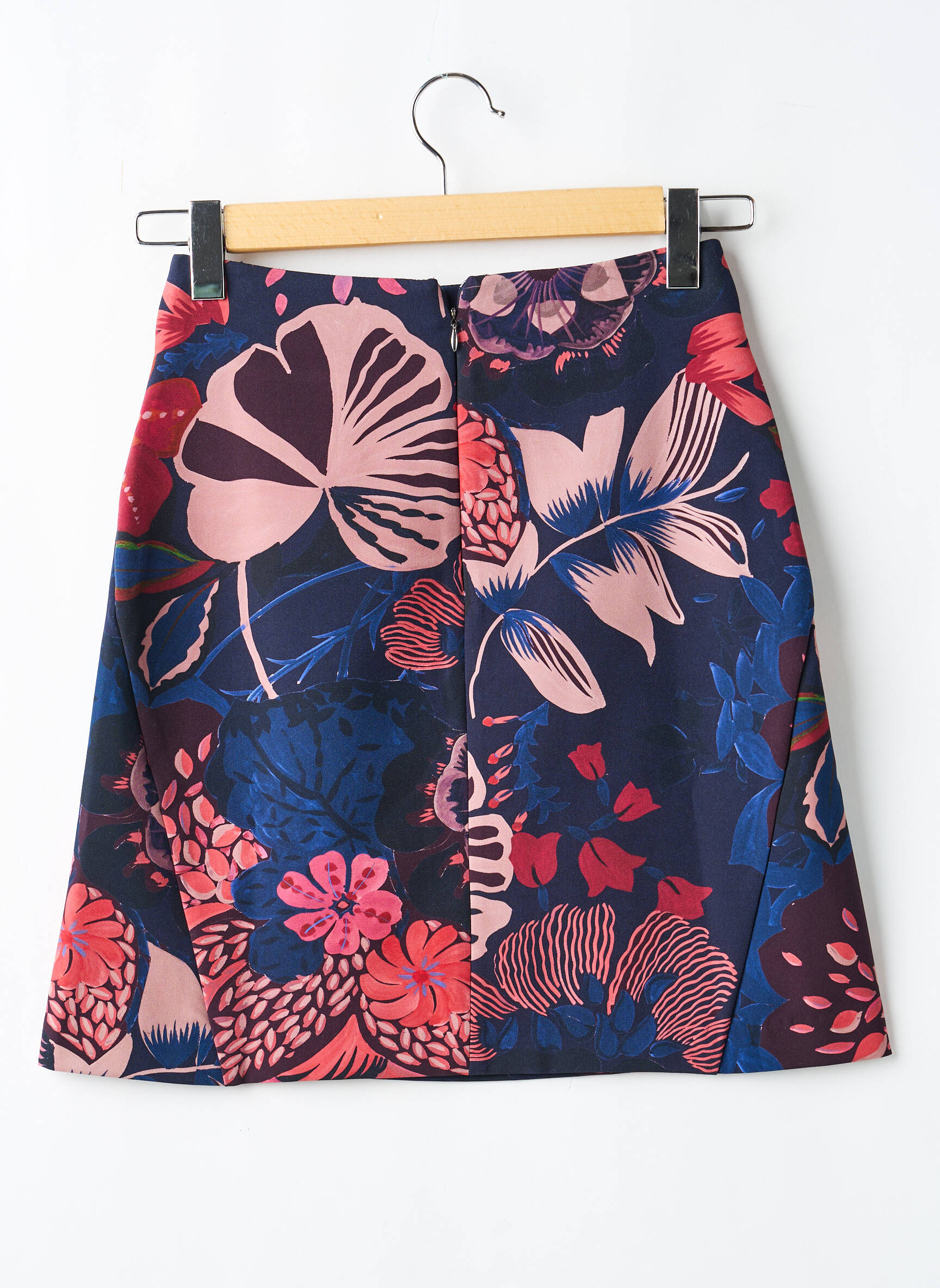 Jupe courte poches bleu VOODOO femme