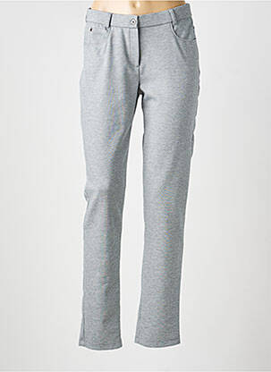 Pantalon slim stretch taille normale gris GUY DUBOUIS femme