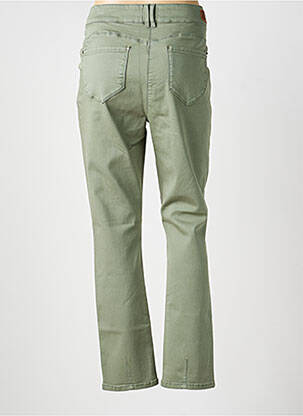 Pantalon slim stretch taille normale vert JULIE GUERLANDE femme