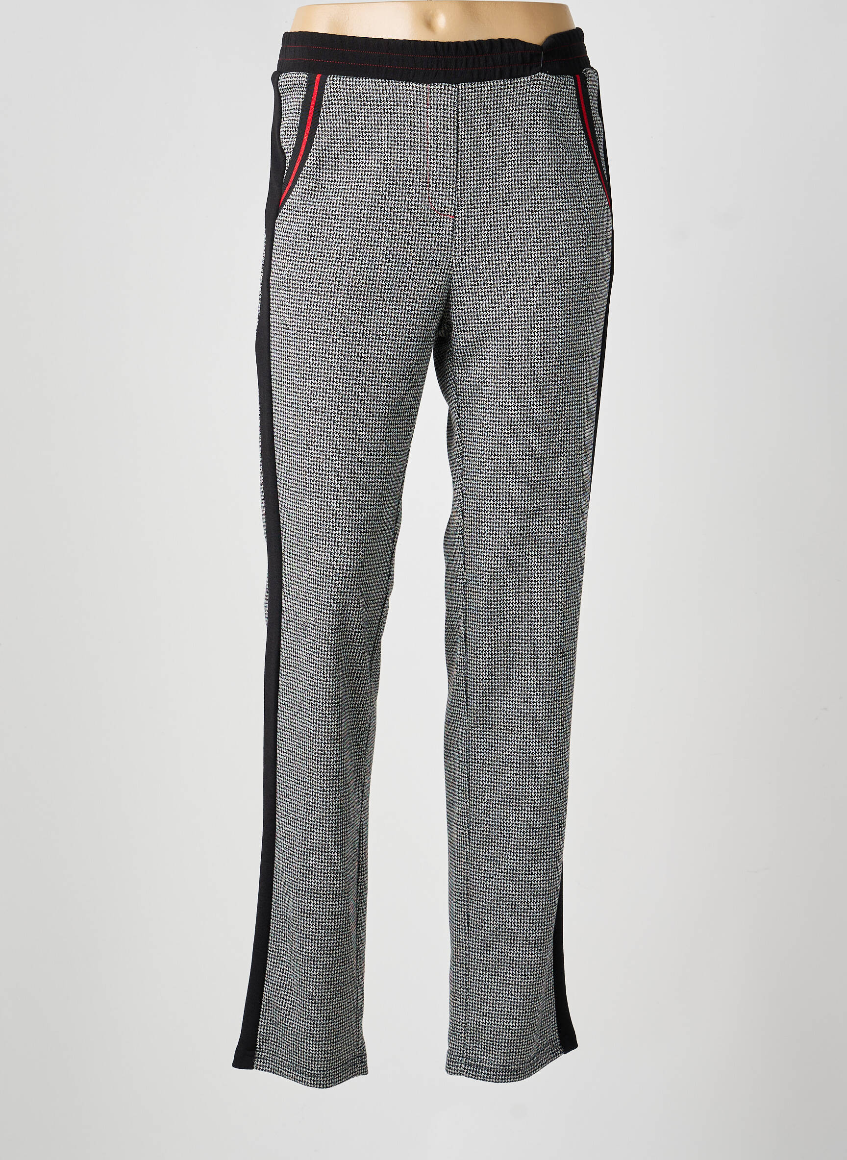 Pantalon slim taille élastique taille normale noir GUY DUBOUIS femme