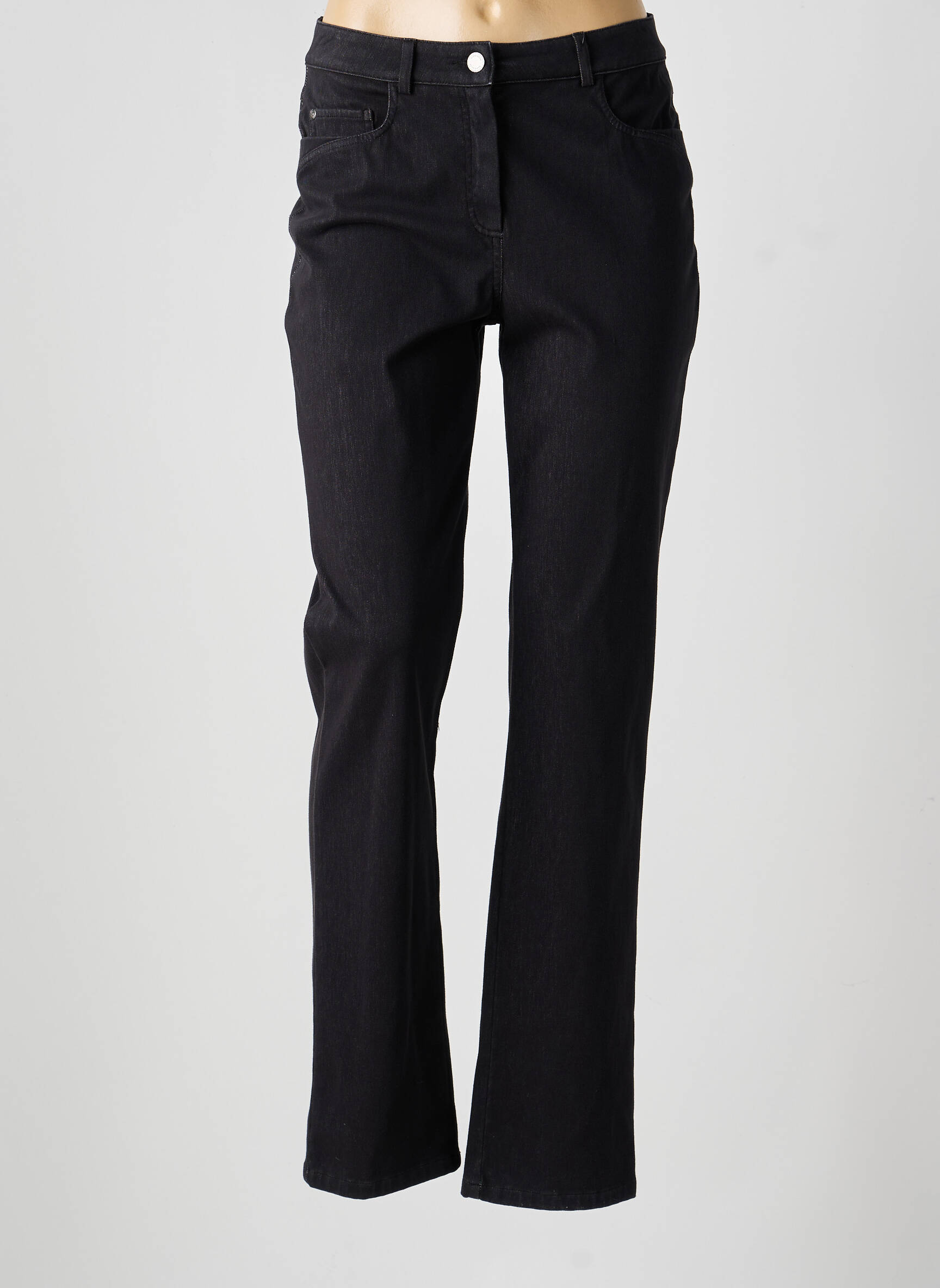 Jeans coupe slim stretch taille normale noir MERI & ESCA femme