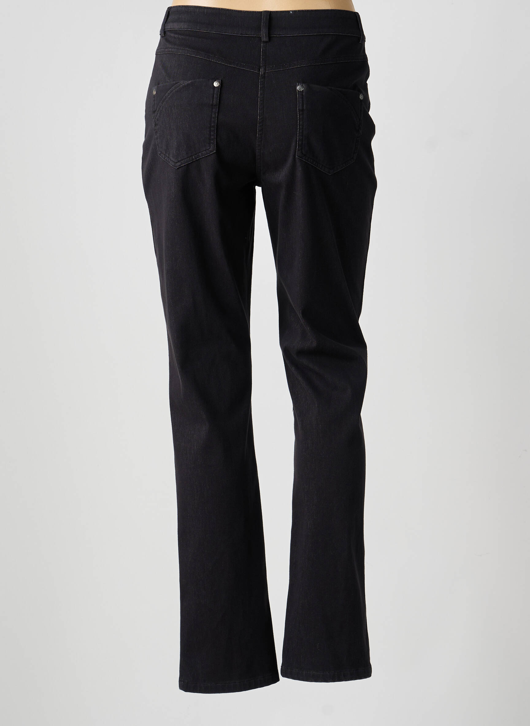 Jeans coupe slim stretch taille normale noir MERI & ESCA femme