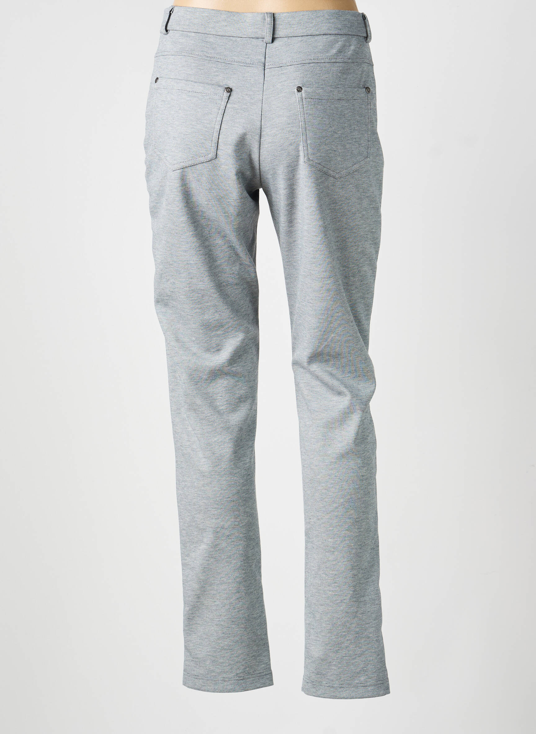 Pantalon slim stretch taille normale gris GUY DUBOUIS femme
