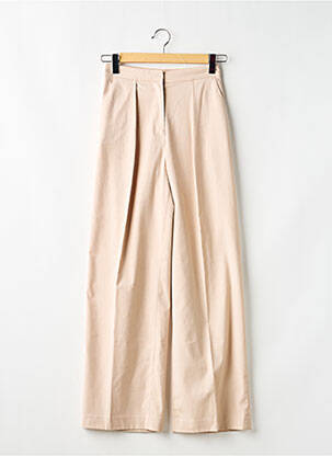 Pantalon chino tissage popeline beige H&M femme