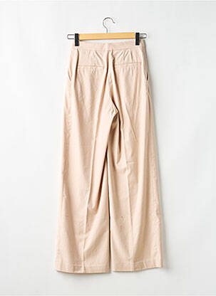 Pantalon chino tissage popeline beige H&M femme