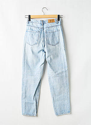 Jeans coupe slim tissage brut taille normale bleu STRADIVARIUS femme