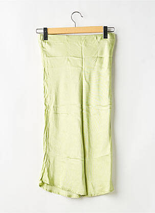Jupe mi-longue taille normale vert H&M femme