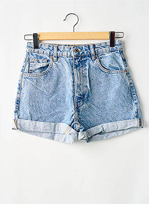 Short tissage denim taille normale bleu ZARA femme