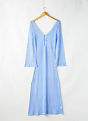 Robe de plage coupe cintrée bleu SANS MARQUE femme