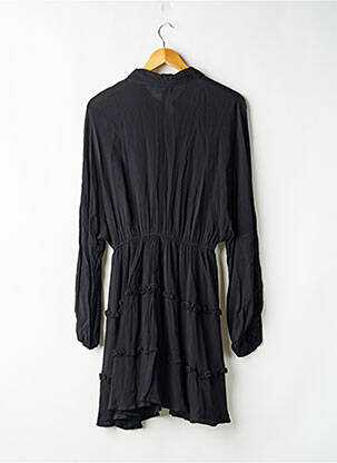 Robe mi-longue coupe fluide manches longues noir LEGER BY LENA GERCKE femme