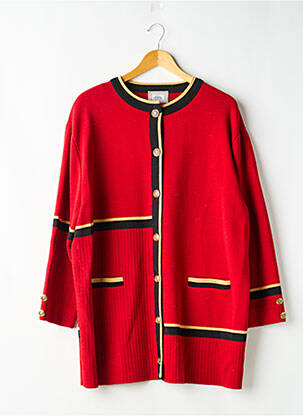 Veste casual col rond rouge JUMFIL femme