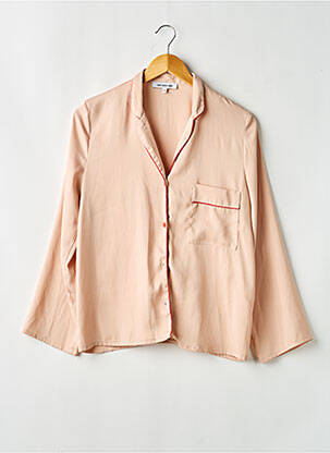 Chemisier coupe droite manches longues rose NOT YOUR GIRL femme